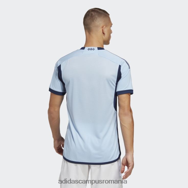 adidas campus romania sporting kansas city 23/24 acasă tricou autentic albastru strălucitor bărbați albastru strălucitor/indigo noapte J266N220612