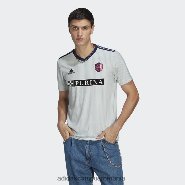 adidas campus romania st. gri. tricou deplasare lui louis city sc 23 bărbați gri/indigo noapte J266N220536