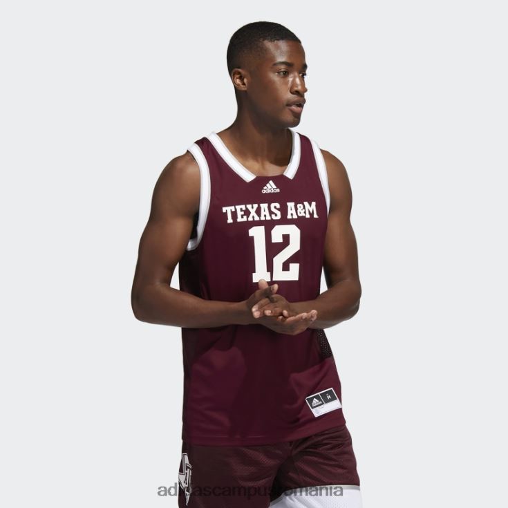 adidas campus romania tricou aggies swingman maro adidas bărbați maro/alb J266N220670