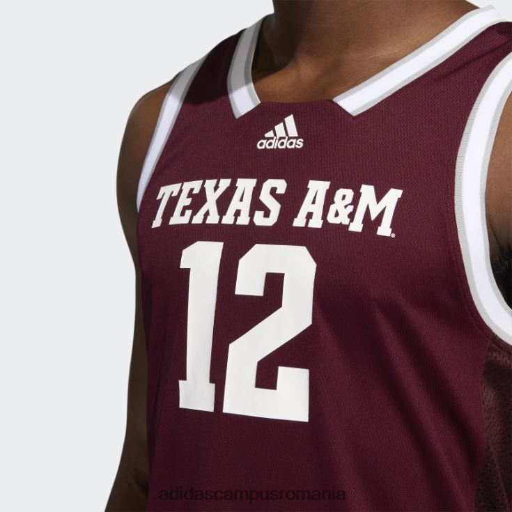 adidas campus romania tricou aggies swingman maro adidas bărbați maro/alb J266N220670
