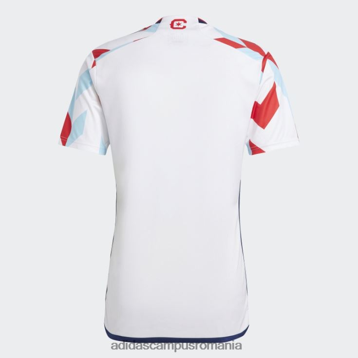 adidas campus romania tricou alb Chicago Fire 23/24 deplasare bărbați cer alb/noapte J266N220320