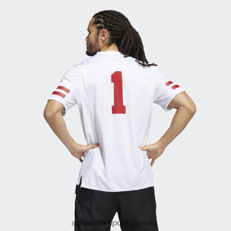 adidas campus romania tricou alb de deplasare al porumbului bărbați alb J266N220848