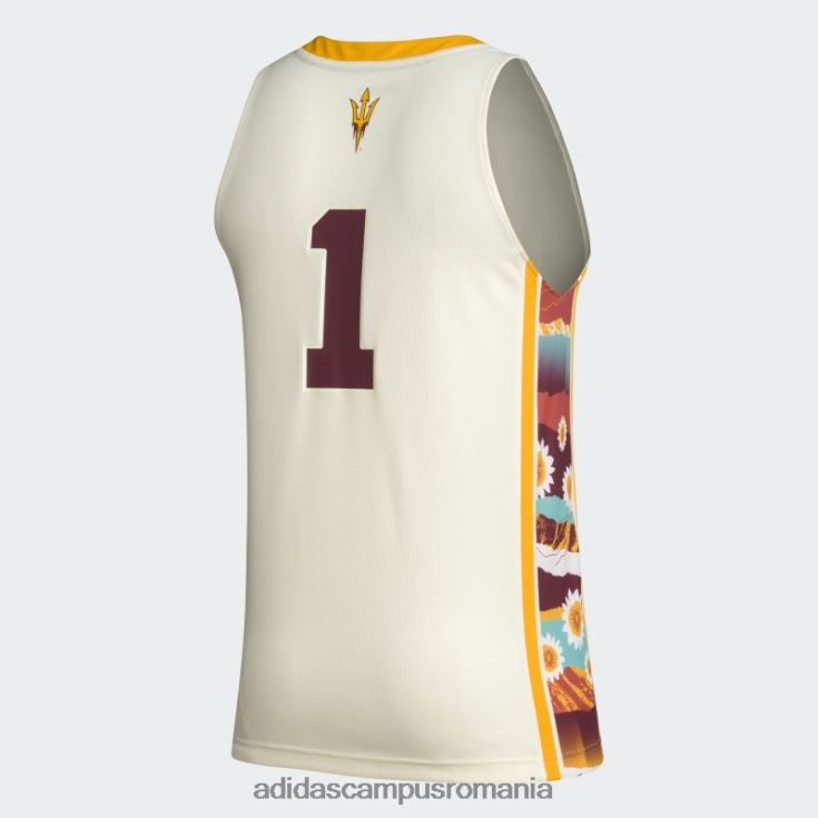 adidas campus romania tricou asu hbe alb bărbați alb/aur de facultate J266N220582