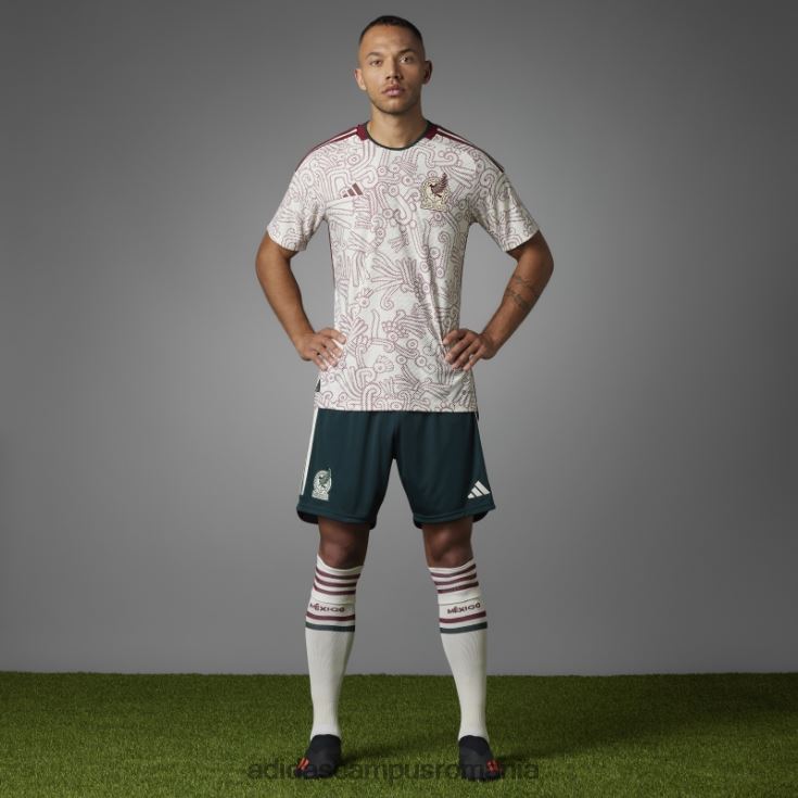 adidas campus romania tricou autentic alb Mexic 22 deplasare bărbați alb J266N220272