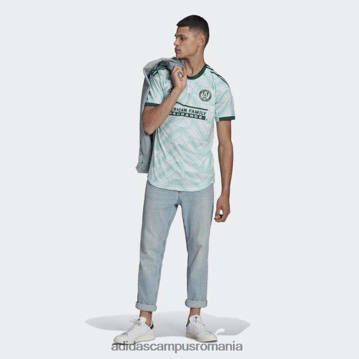 adidas campus romania tricou autentic atlanta united fc 22/23 deplasare bărbați mentă/verde închis J266N220578