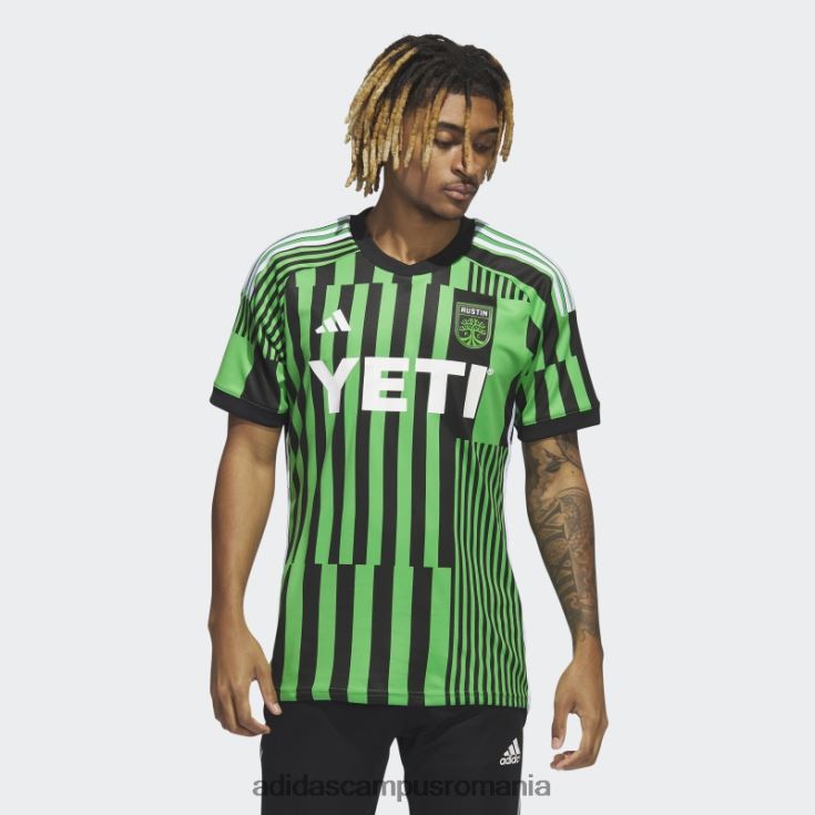 adidas campus romania tricou autentic austin fc 23/24, verde real bărbați verde/alb real J266N220405