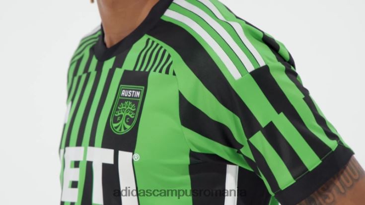 adidas campus romania tricou autentic austin fc 23/24, verde real bărbați verde/alb real J266N220405