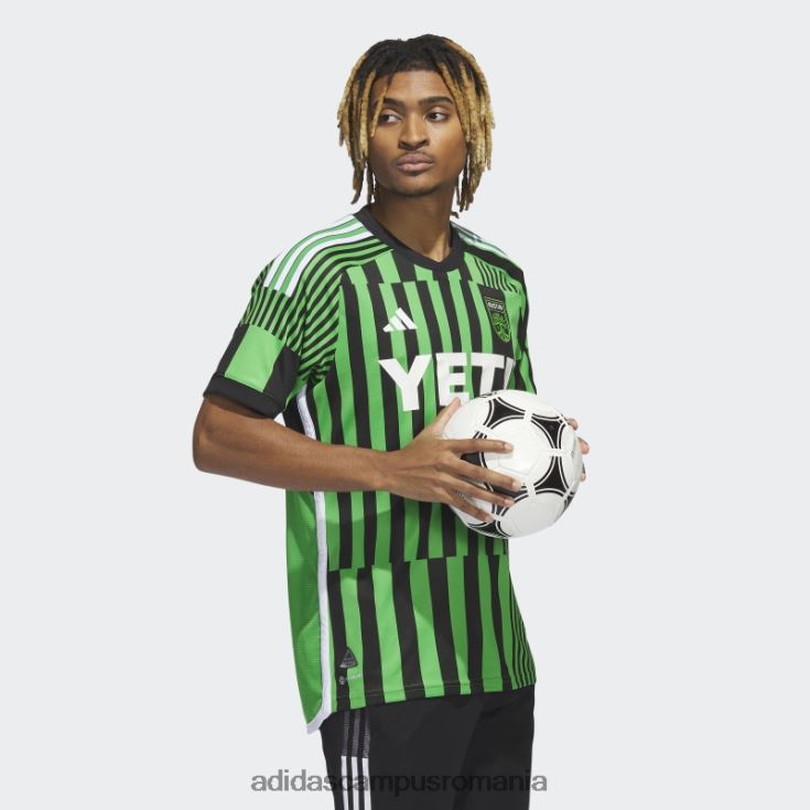 adidas campus romania tricou autentic austin fc 23/24, verde real bărbați verde/alb real J266N220405
