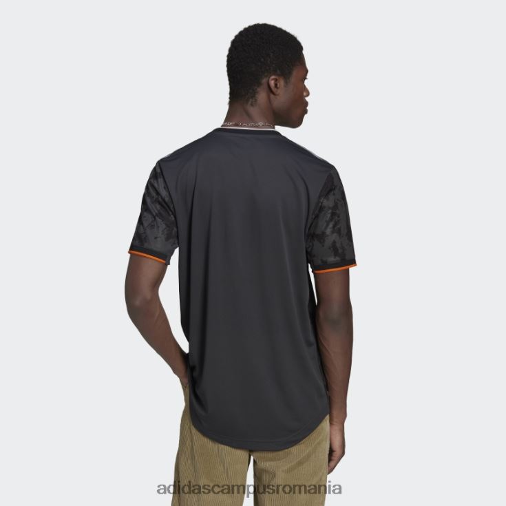 adidas campus romania tricou autentic din carbon Houston Dynamo 22/23 deplasare bărbați carbon/negru J266N220597