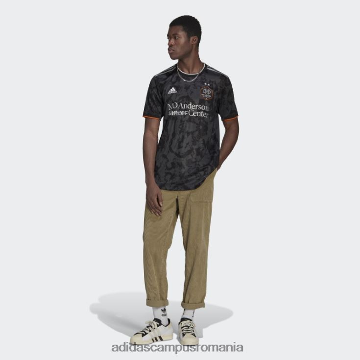adidas campus romania tricou autentic din carbon Houston Dynamo 22/23 deplasare bărbați carbon/negru J266N220597