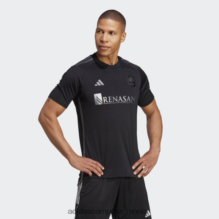 adidas campus romania tricou de deplasare negru nashville sc 23/24 fashion bărbați negru J266N220494