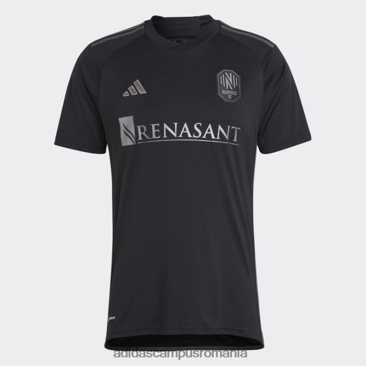 adidas campus romania tricou de deplasare negru nashville sc 23/24 fashion bărbați negru J266N220494