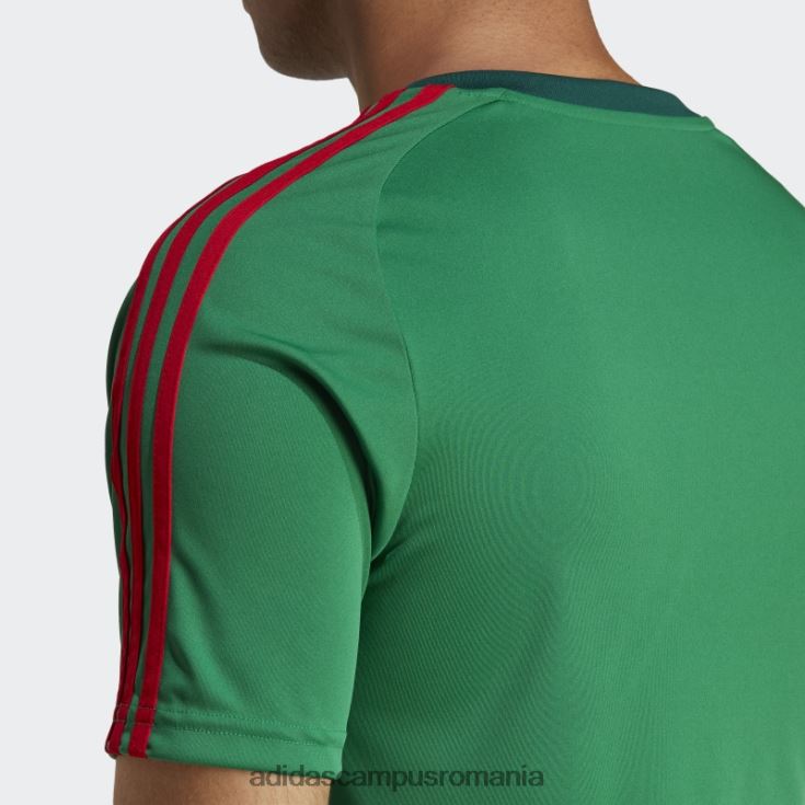 adidas campus romania tricou fan mexic acasă verde adidas bărbați verde/stacojiu J266N220364