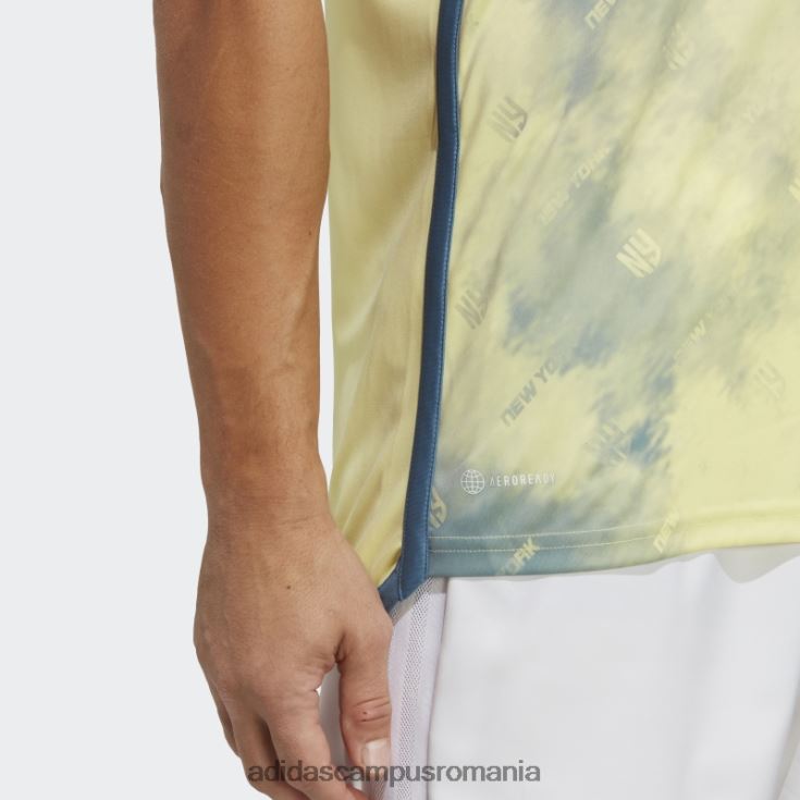 adidas campus romania tricou home pearl citrine new york red bulls 23/24 bărbați citrin perlat J266N220837