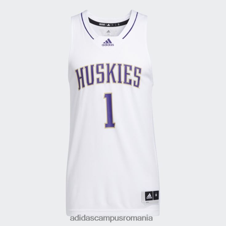 adidas campus romania tricou huskies ncaa swingman alb adidas bărbați alb/mov de facultate J266N220688