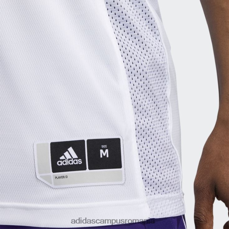 adidas campus romania tricou huskies ncaa swingman alb adidas bărbați alb/mov de facultate J266N220688