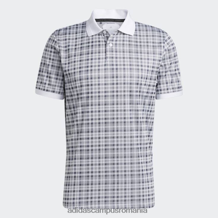 adidas campus romania tricou polo alb adicross în carouri adidas bărbați alb J266N220229