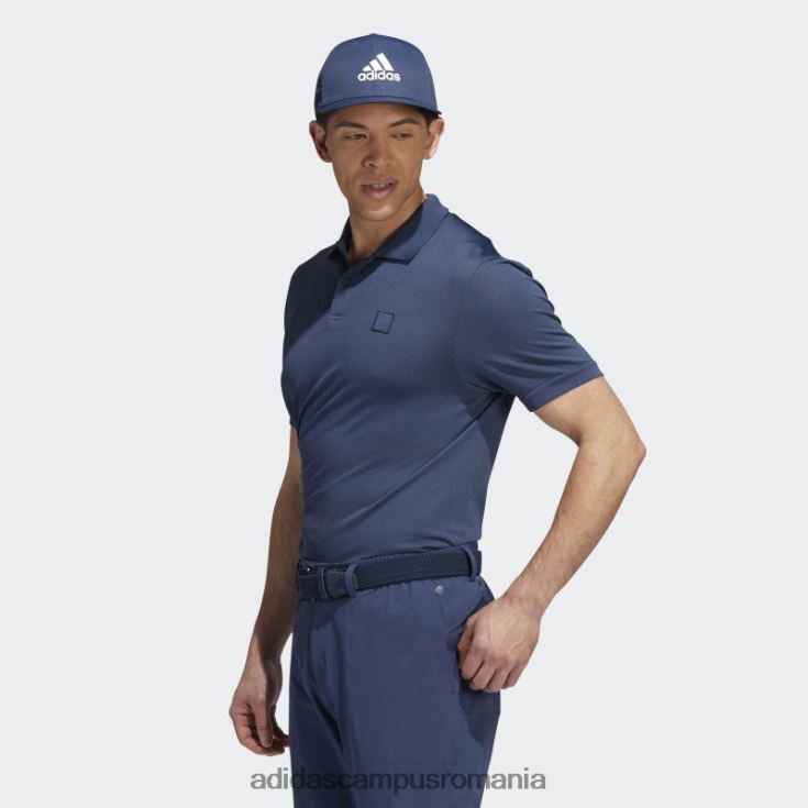 adidas campus romania tricou polo bleumarin, fără cusături bărbați marina J266N220170