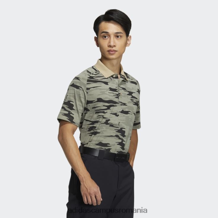 adidas campus romania tricou polo cu camuflaj de cânepă bărbați cânepă J266N220321