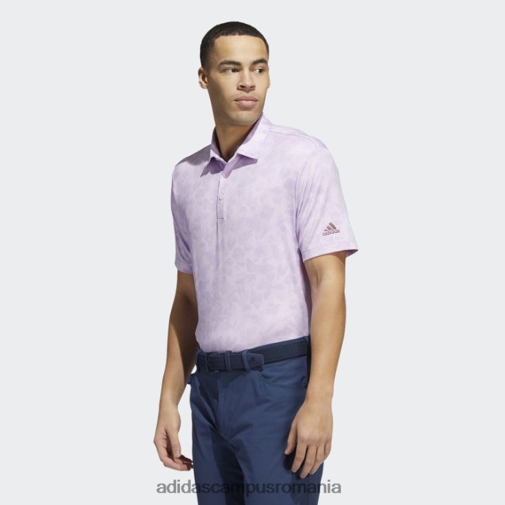 adidas campus romania tricou polo cu imprimeu prisma violet strălucire bărbați strălucire liliac/violet J266N220347