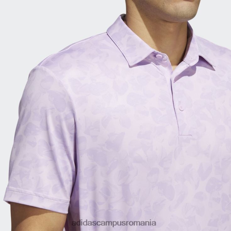 adidas campus romania tricou polo cu imprimeu prisma violet strălucire bărbați strălucire liliac/violet J266N220347