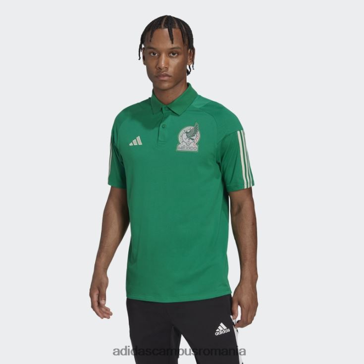 adidas campus romania tricou polo mexico tiro 23 verde adidas bărbați verde J266N220412