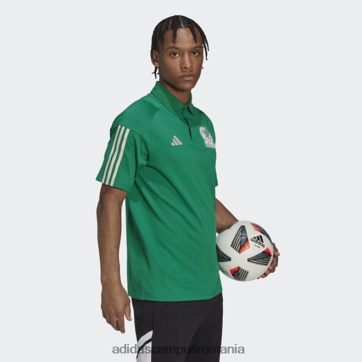adidas campus romania tricou polo mexico tiro 23 verde adidas bărbați verde J266N220412