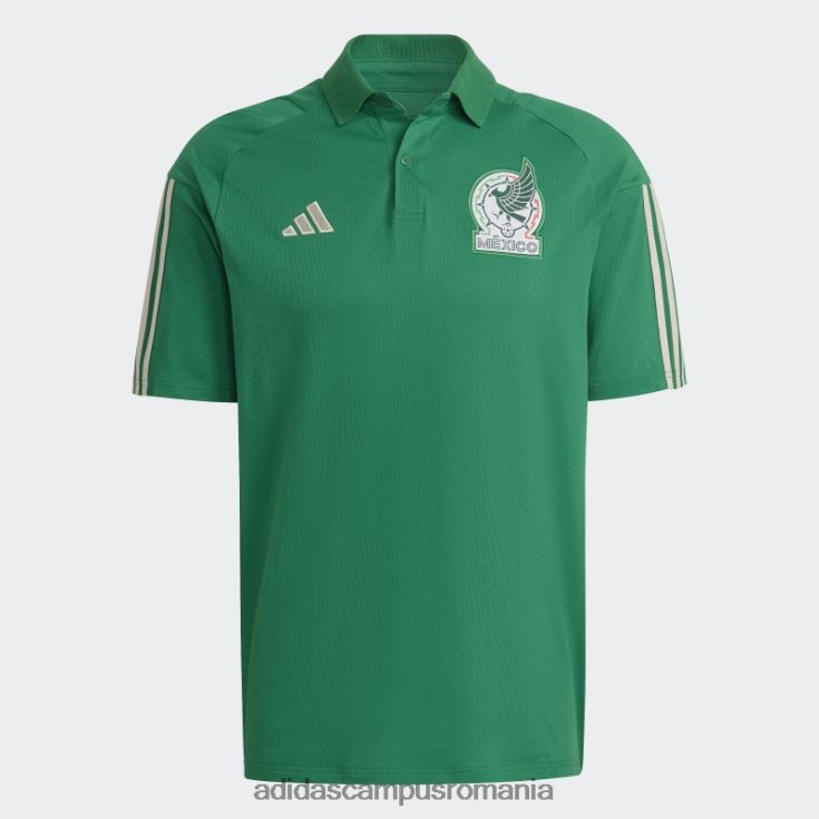 adidas campus romania tricou polo mexico tiro 23 verde adidas bărbați verde J266N220412