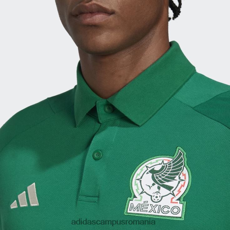 adidas campus romania tricou polo mexico tiro 23 verde adidas bărbați verde J266N220412