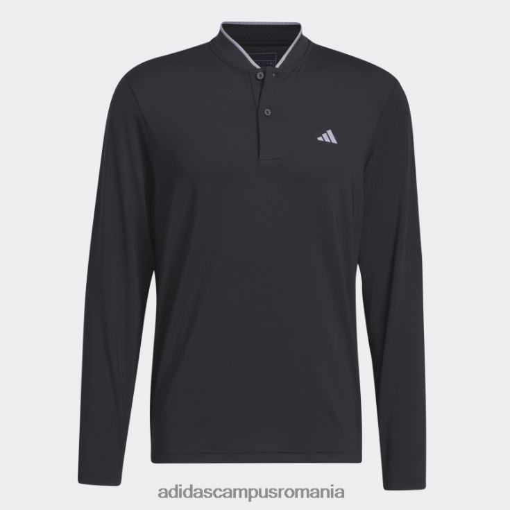 adidas campus romania tricou polo negru cu maneca lunga bărbați negru J266N220248