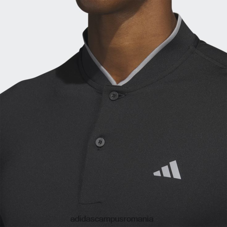 adidas campus romania tricou polo negru cu maneca lunga bărbați negru J266N220248