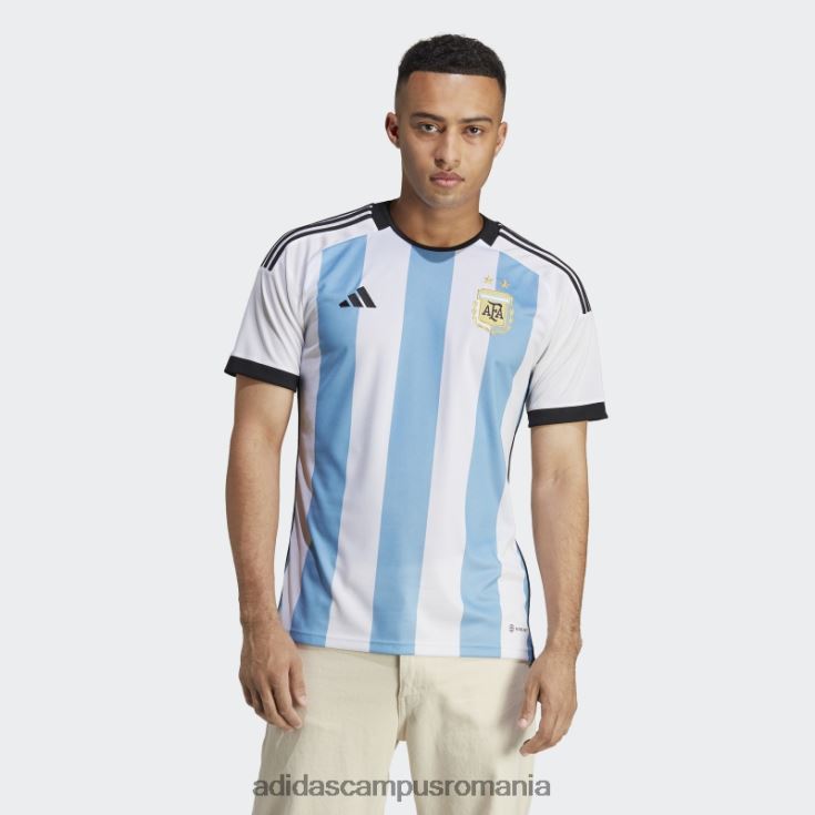 adidas campus romania tricoul argentina 22 acasă alb bărbați alb/albastru deschis J266N220197