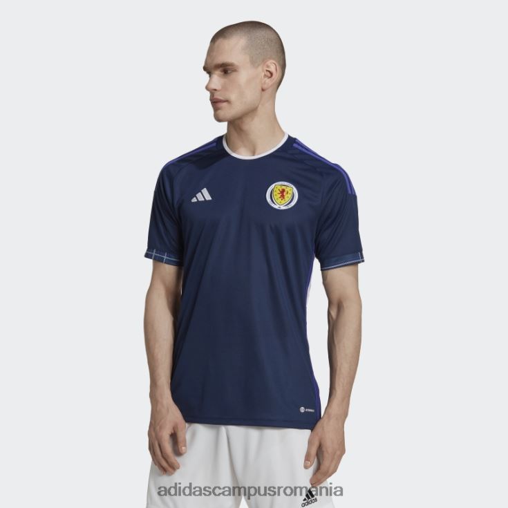 adidas campus romania tricoul de acasă albastru bleumarin Scoția 22 adidas bărbați albastru marin J266N220259
