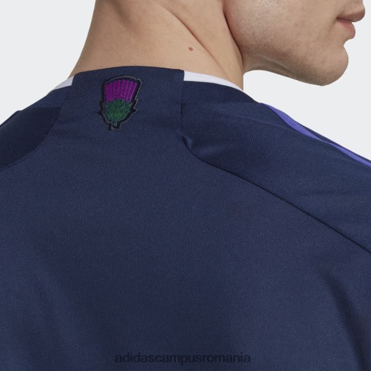 adidas campus romania tricoul de acasă albastru bleumarin Scoția 22 adidas bărbați albastru marin J266N220259