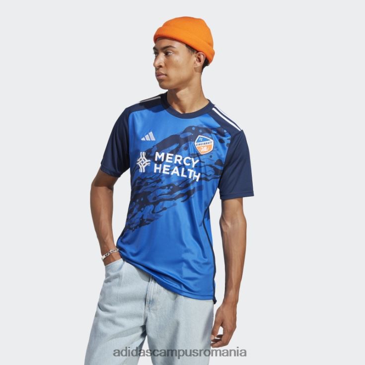 adidas campus romania tricoul de acasă albastru fc cincinnati 23/24 bărbați albastru/marinier J266N220513
