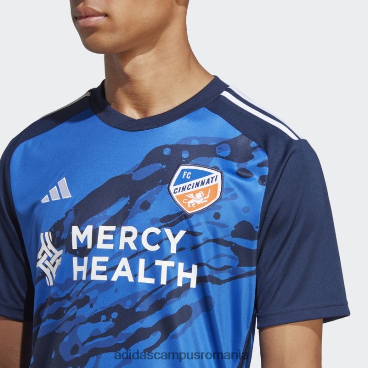 adidas campus romania tricoul de acasă albastru fc cincinnati 23/24 bărbați albastru/marinier J266N220513