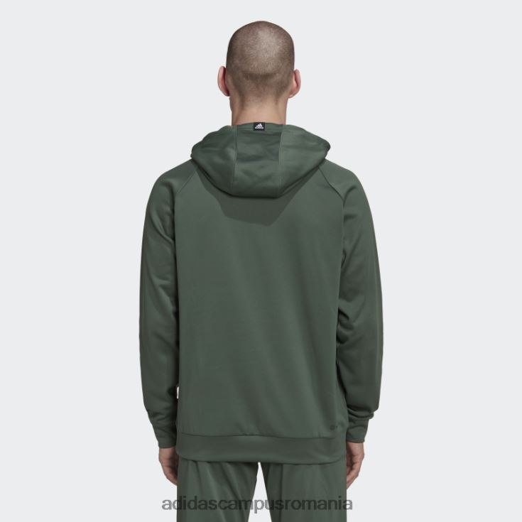 adidas campus romania Green oxide aeroready game and go camo logo hanorac bărbați oxid verde J266N220770