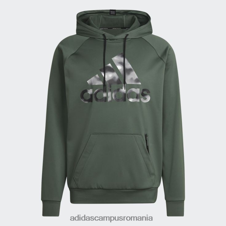 adidas campus romania Green oxide aeroready game and go camo logo hanorac bărbați oxid verde J266N220770