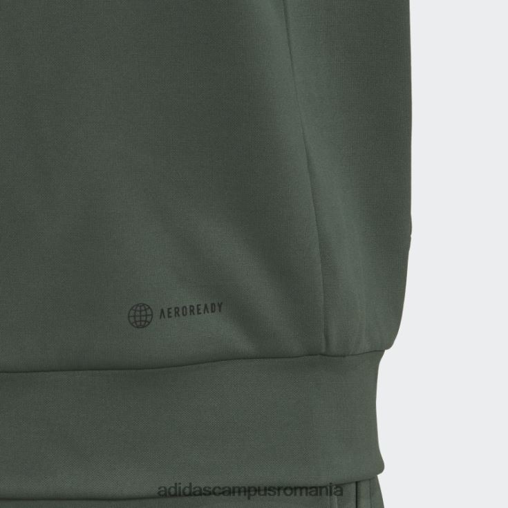 adidas campus romania Green oxide aeroready game and go camo logo hanorac bărbați oxid verde J266N220770