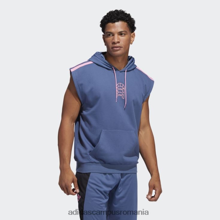 adidas campus romania Hanorac fără mâneci cu cercuri din oțel (neutru de gen) bărbați oţel J266N220968