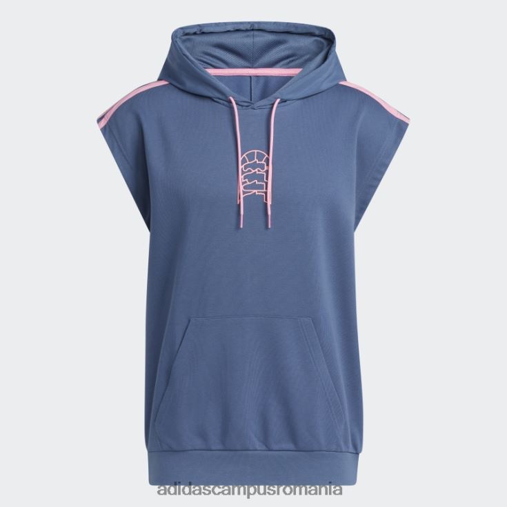 adidas campus romania Hanorac fără mâneci cu cercuri din oțel (neutru de gen) bărbați oţel J266N220968