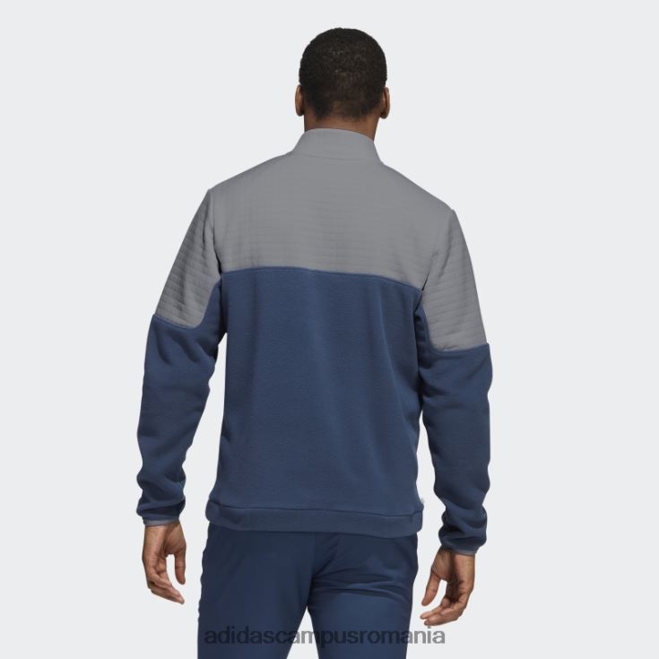 adidas campus romania Pulover cu fermoar 1/4 hidrofug gri adidas bărbați gri/bleumarin J266N220760