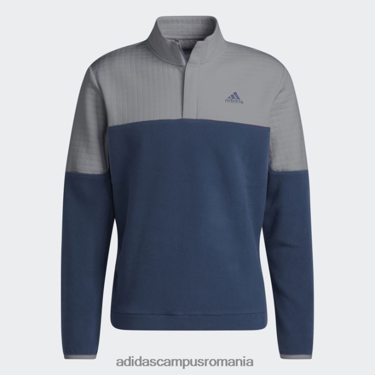 adidas campus romania Pulover cu fermoar 1/4 hidrofug gri adidas bărbați gri/bleumarin J266N220760