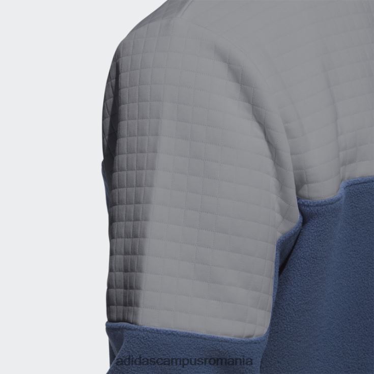 adidas campus romania Pulover cu fermoar 1/4 hidrofug gri adidas bărbați gri/bleumarin J266N220760