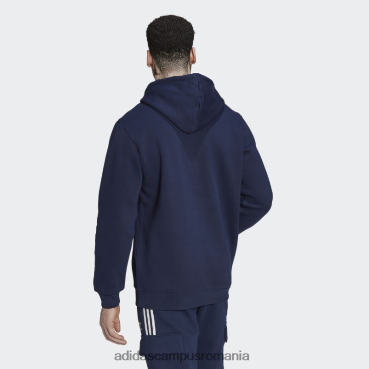 adidas campus romania adicolor essentials trefoil hoodie night indigo adidas bărbați indigo de noapte J266N220754