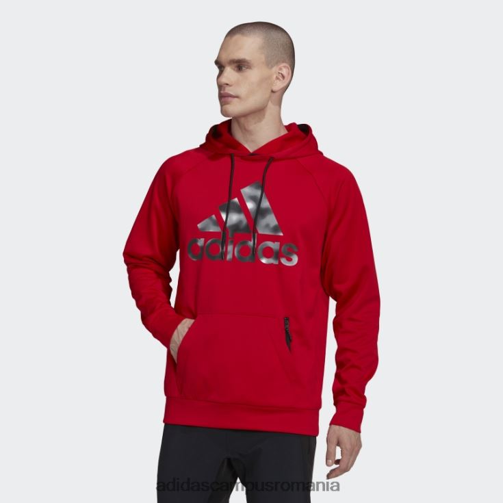 adidas campus romania aeroready game and go camo logo hanorac stacojiu bărbați stacojiu J266N220743