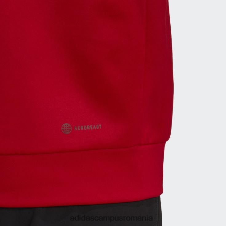 adidas campus romania aeroready game and go camo logo hanorac stacojiu bărbați stacojiu J266N220743
