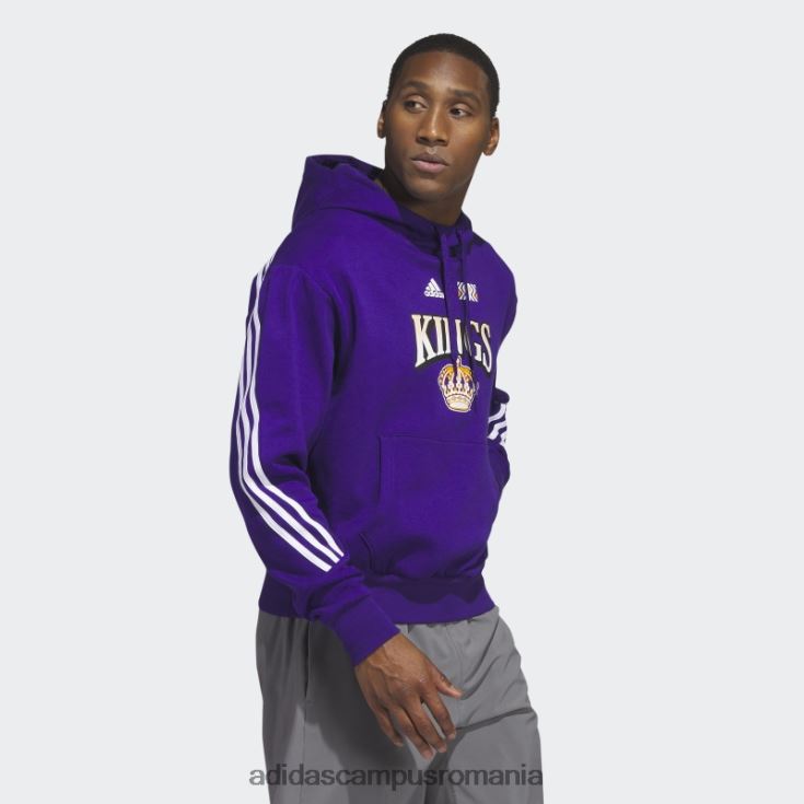 adidas campus romania coll purple mel kings lifestyle pulover bărbați coll violet mel/alb/multi J266N220878
