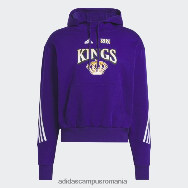 adidas campus romania coll purple mel kings lifestyle pulover bărbați coll violet mel/alb/multi J266N220878
