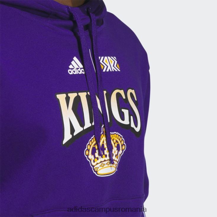 adidas campus romania coll purple mel kings lifestyle pulover bărbați coll violet mel/alb/multi J266N220878